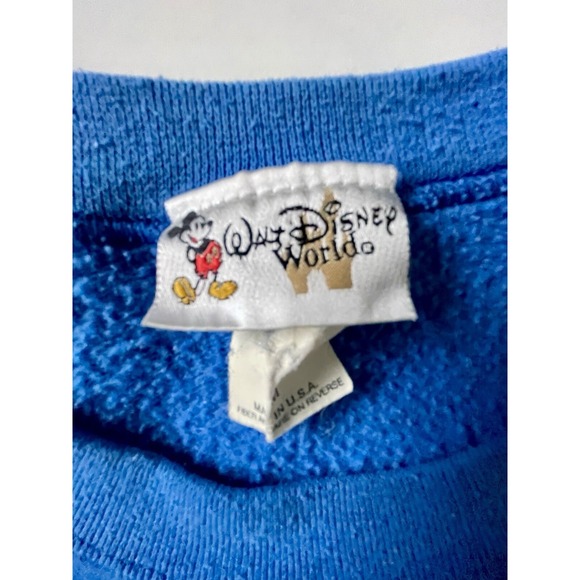 Vintage 2000 Walt Disney World Sweatshirt Mickey Donald Goofy Mens M USA Y2K - Picture 3 of 8